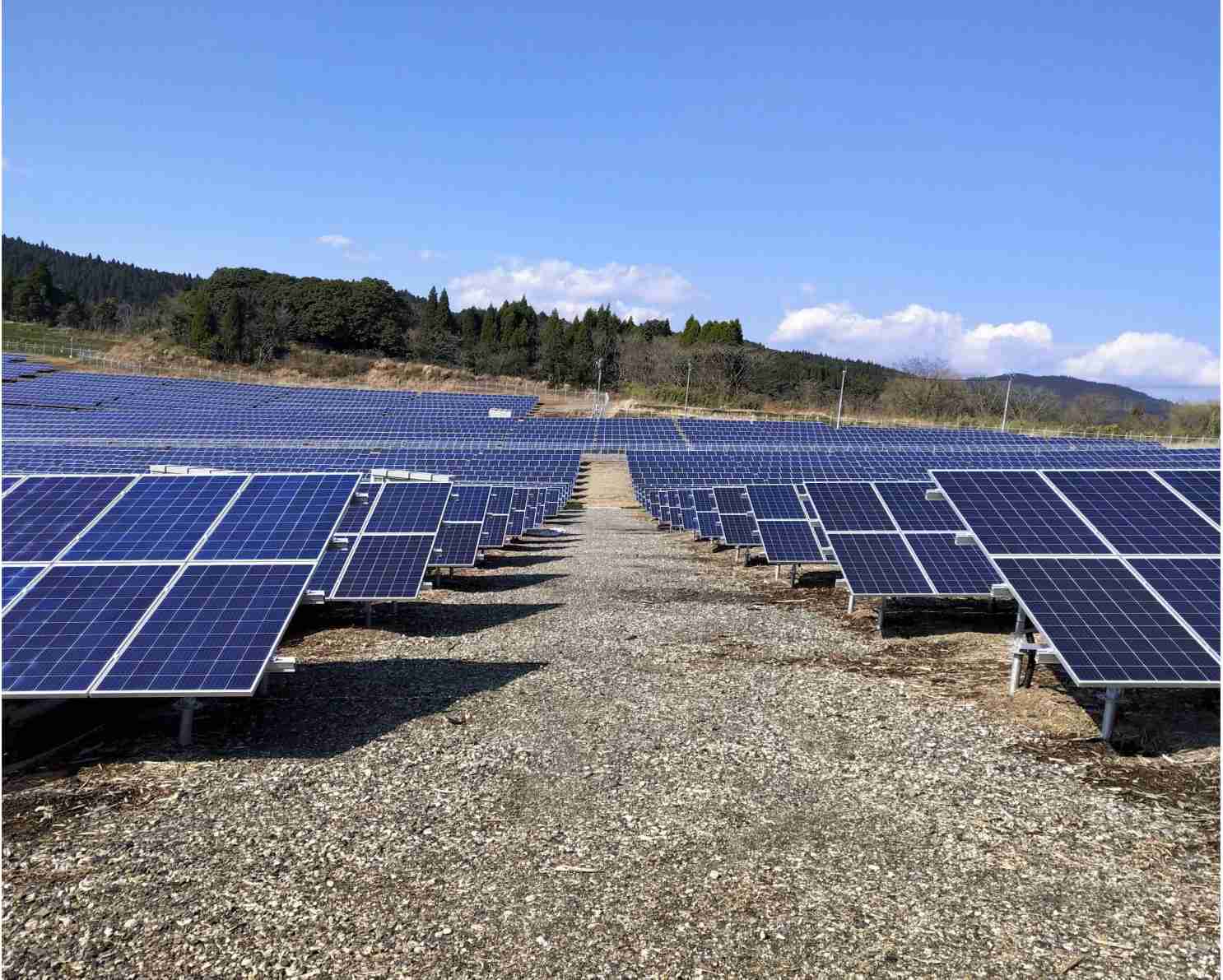 ग्राउंड पीवी एल्यूमीनियम और स्टील माउंट 19.3MW